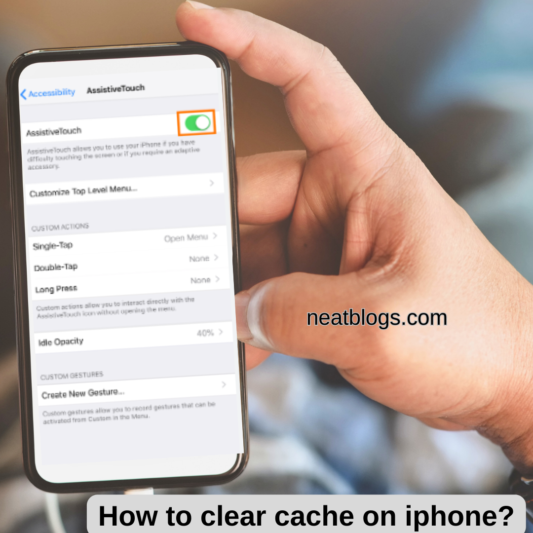 How to clear cache on iphone?