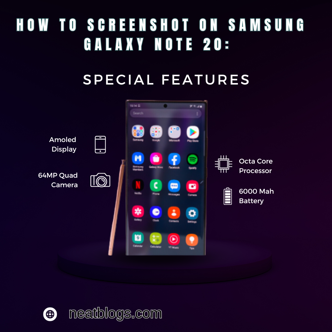 How to Screenshot on Samsung Galaxy Note 20