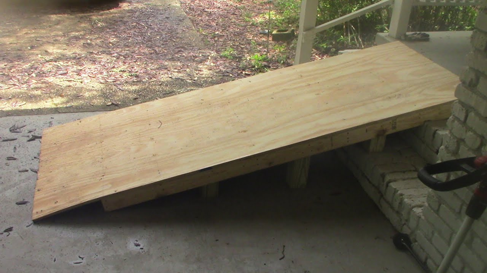 How to Make a Threshold Ramp for a Wheelchair User?